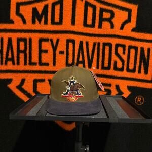 Vintage 1990s Anheuser-Busch Beer Promo Hat